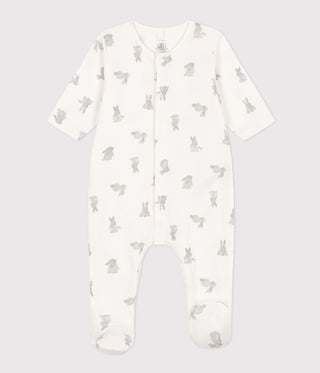 Babies' Rabbit Patterned Tube Knit Pyjamas