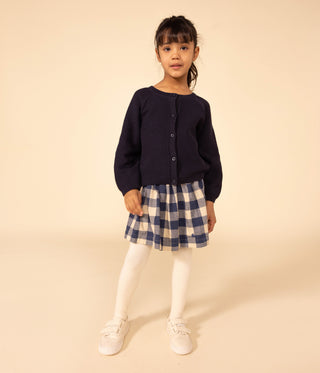 Girls' cotton flannel skater skirt