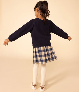 Girls' cotton flannel skater skirt