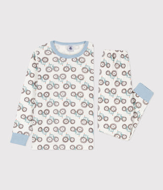 Children's Unisex Tractor Cotton Pyjamas