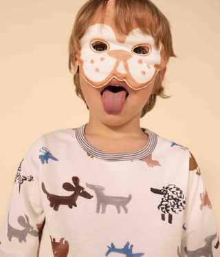 Children's Unisex Dog Fancy Dress Fleece Pyjamas