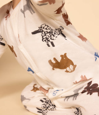 Babies' Dog Patterned Fleece Pyjamas