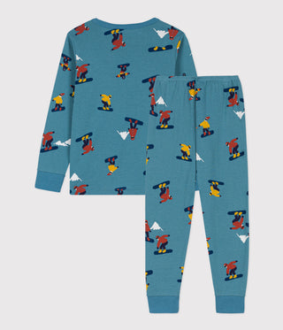 Children's Unisex Snowboard Cotton Pyjamas
